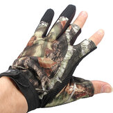 3 guantes antideslizantes para pesca y caza con camuflaje impermeable para protección contra cortes